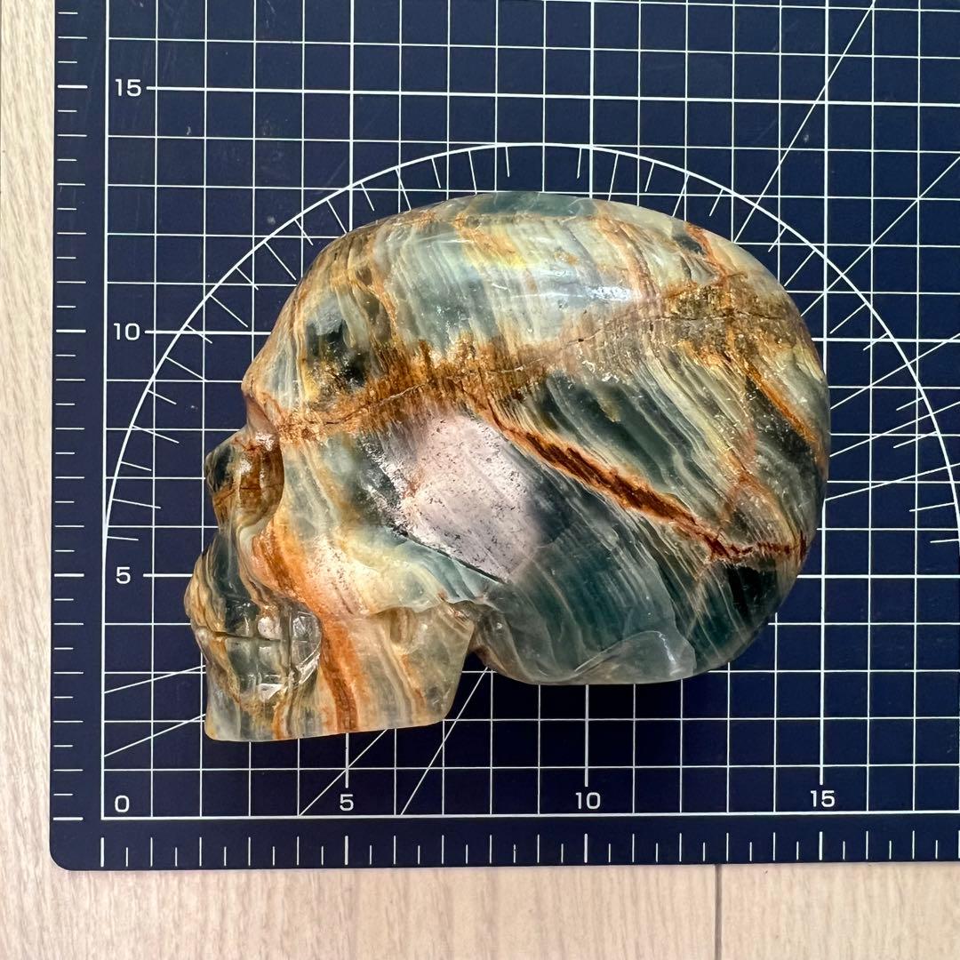 ブルーオニキス　スカル