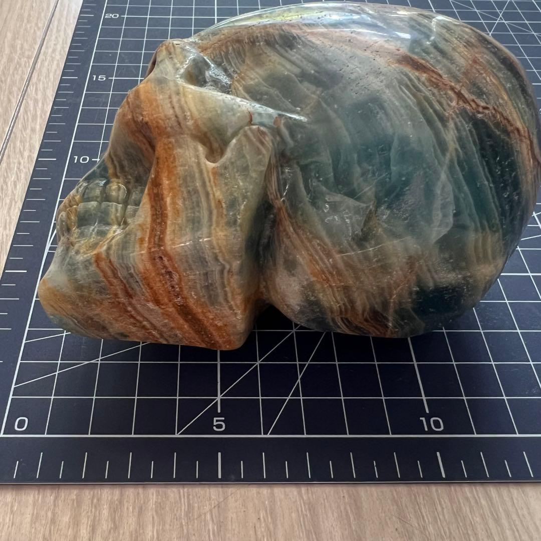 ブルーオニキス　スカル