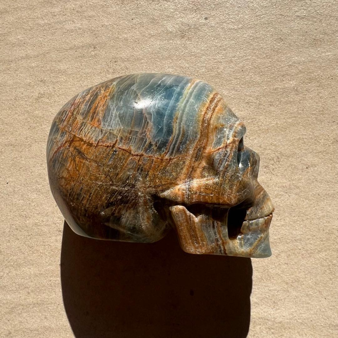 ブルーオニキス　スカル