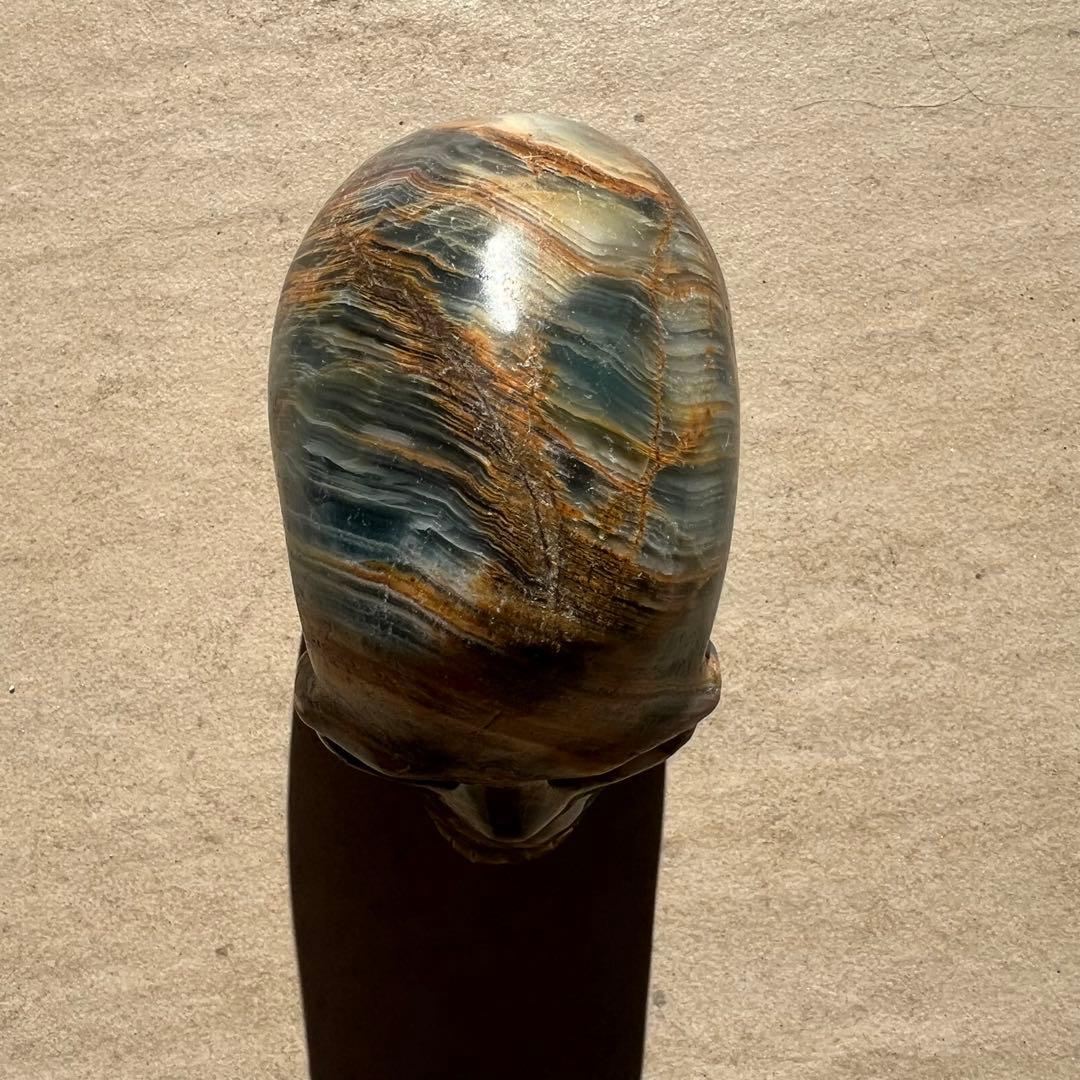 ブルーオニキス　スカル