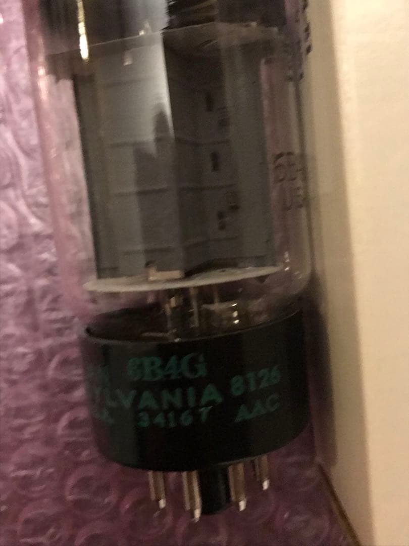 真空管 6B4G 米SILVANIA社2本