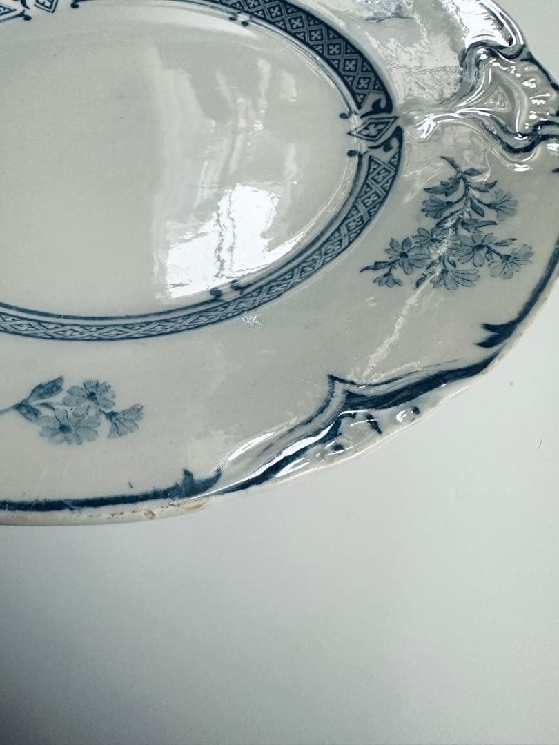 st amand サンタマン　フランス　アンティーク　プレート　皿　ブロカント