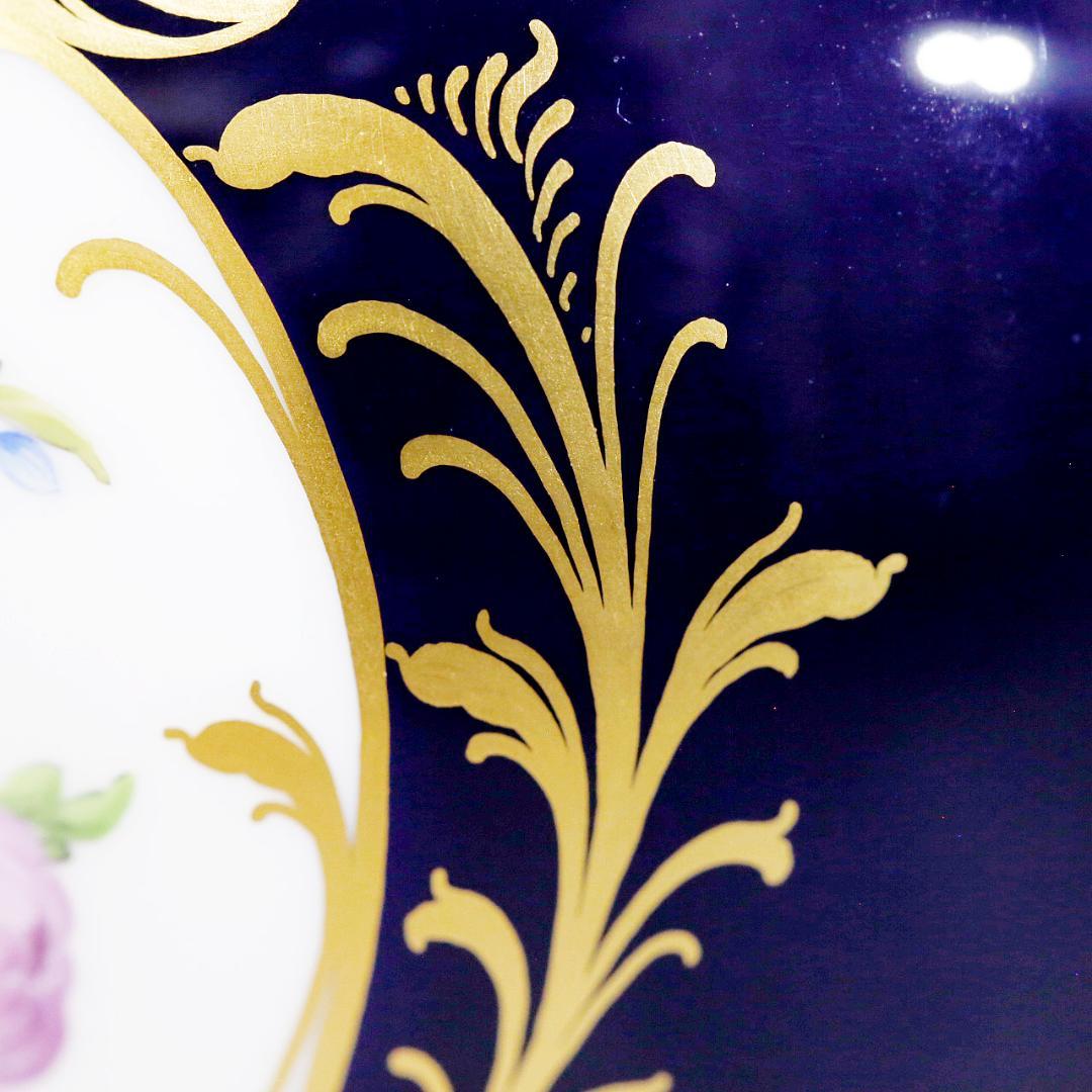 【極美品 １級品】マイセン 5つ花 フラワーベース コバルト 花瓶