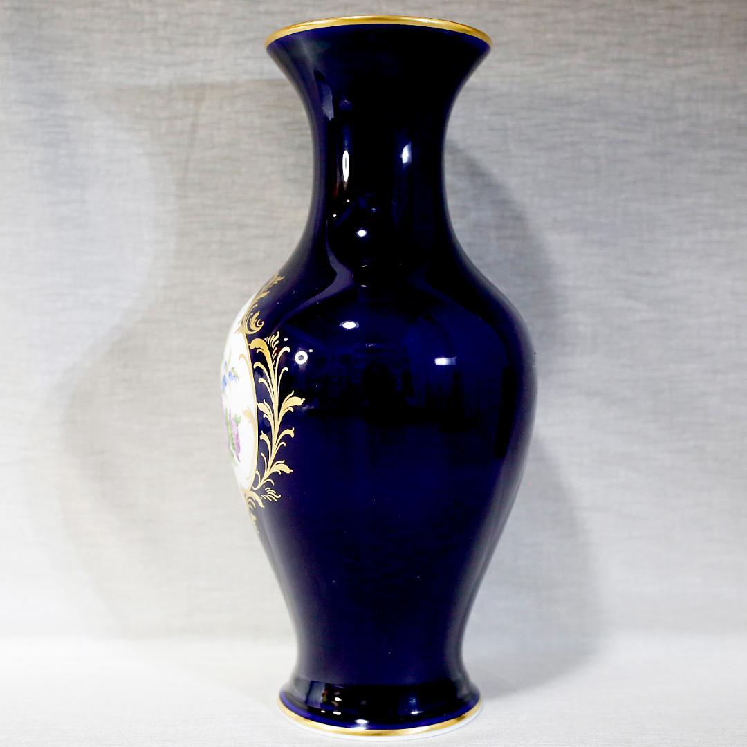 【極美品 １級品】マイセン 5つ花 フラワーベース コバルト 花瓶