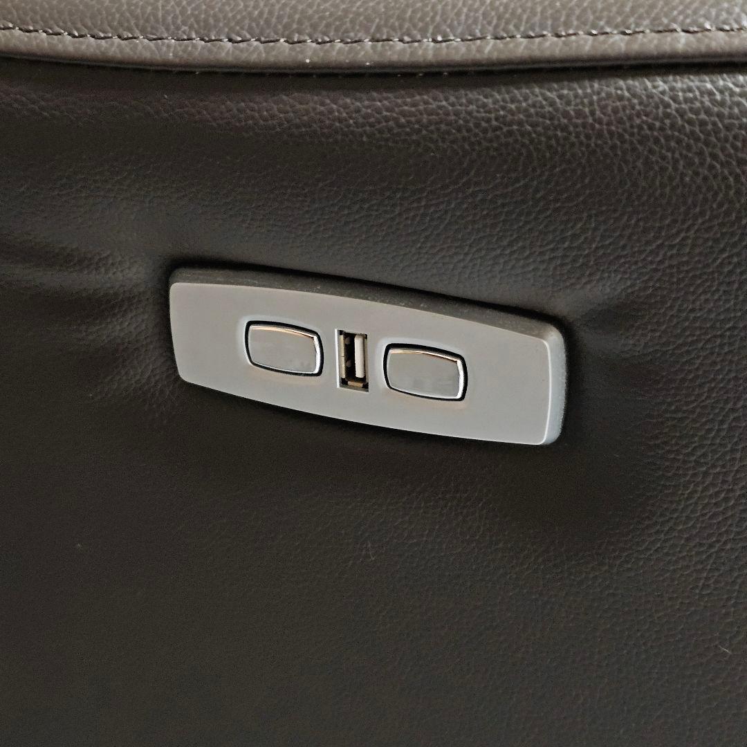 ニトリ 電動 リクライニングソファ ダークブラウン