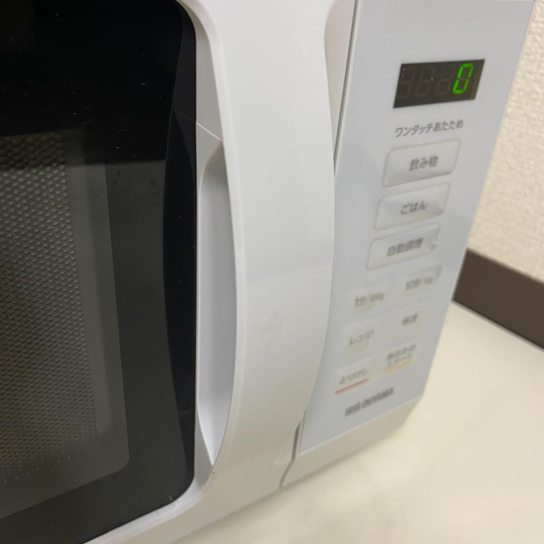 ★アイリスオーヤマ フラット電子レンジ IMB-F186-W 2022年製