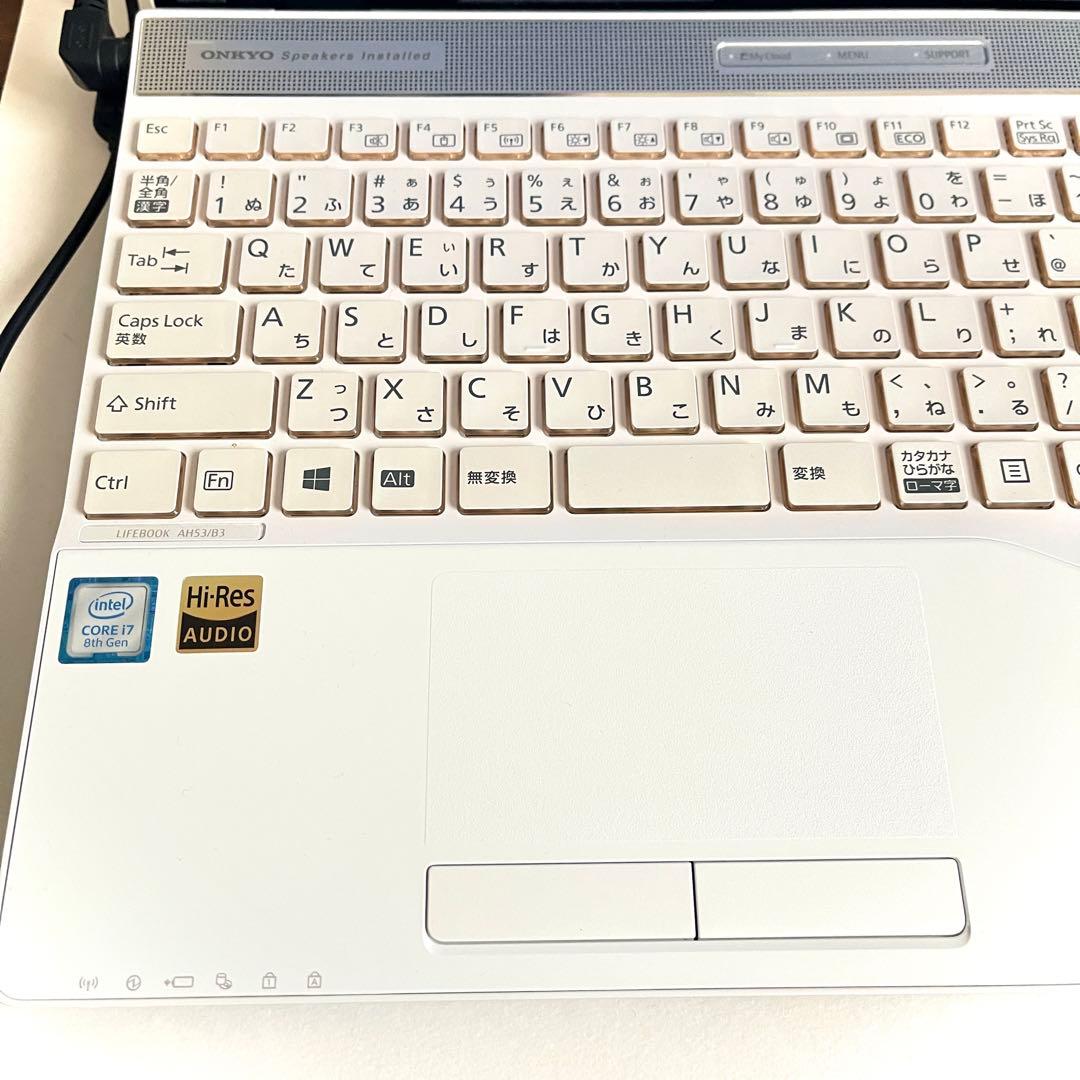 富士通 LIFEBOOK AH53/B3 Core i7 第8世代 15.6型