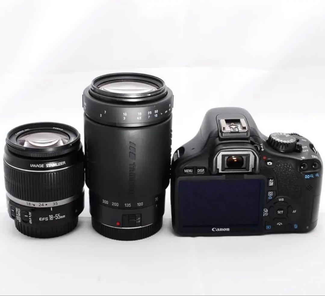 Canon EOS Kiss X4✨標準＆望遠ダブルレンズ！スマホ転送OK
