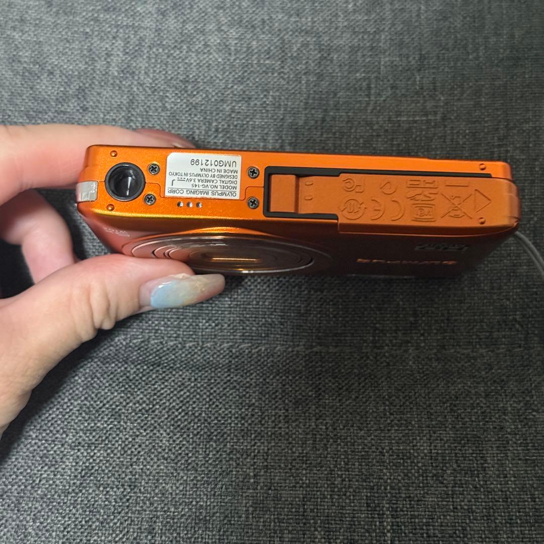 【最終値下げ】OLYMPUS オリンパス VG-145 オレンジ デジタルカメラ