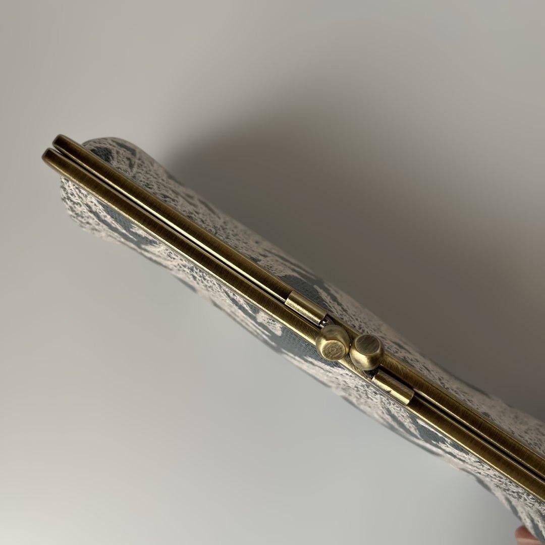 ハンドメイド　がま口長財布　ミナペルホネン　land theater