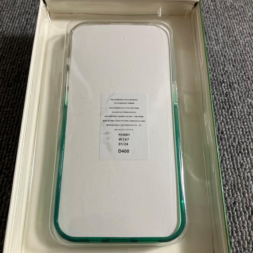 新品　ケイトスペード　iPhone15pro グリーン　緑　グラデーション