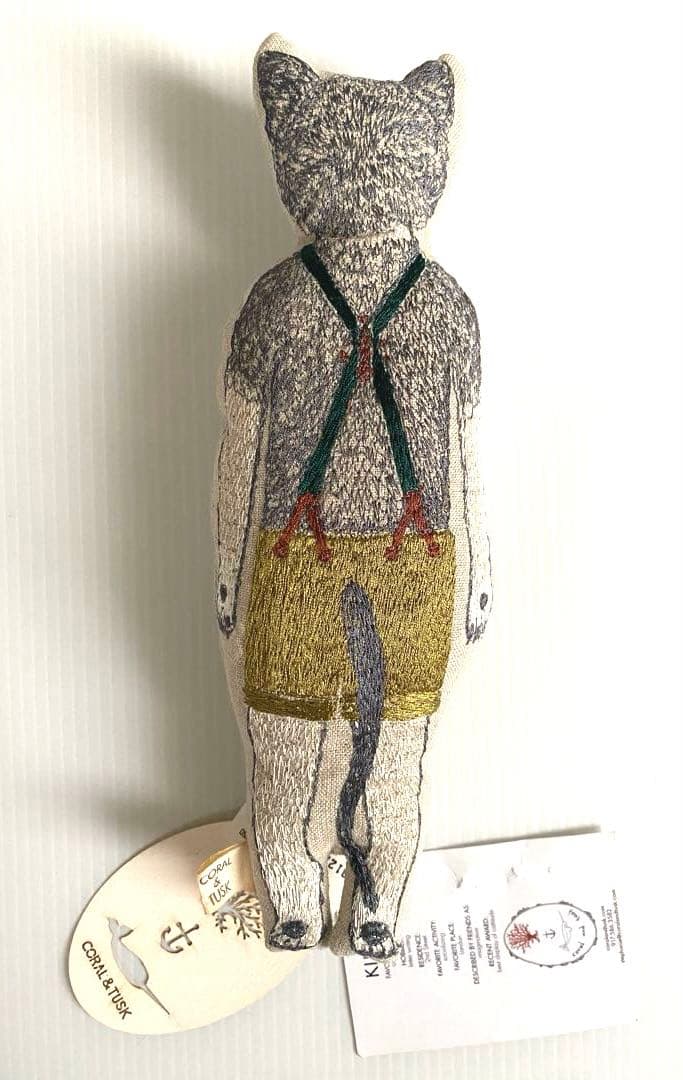 CORAL&TUSKコーラル&タスク ポケットドール 刺繍 猫型 KITTY