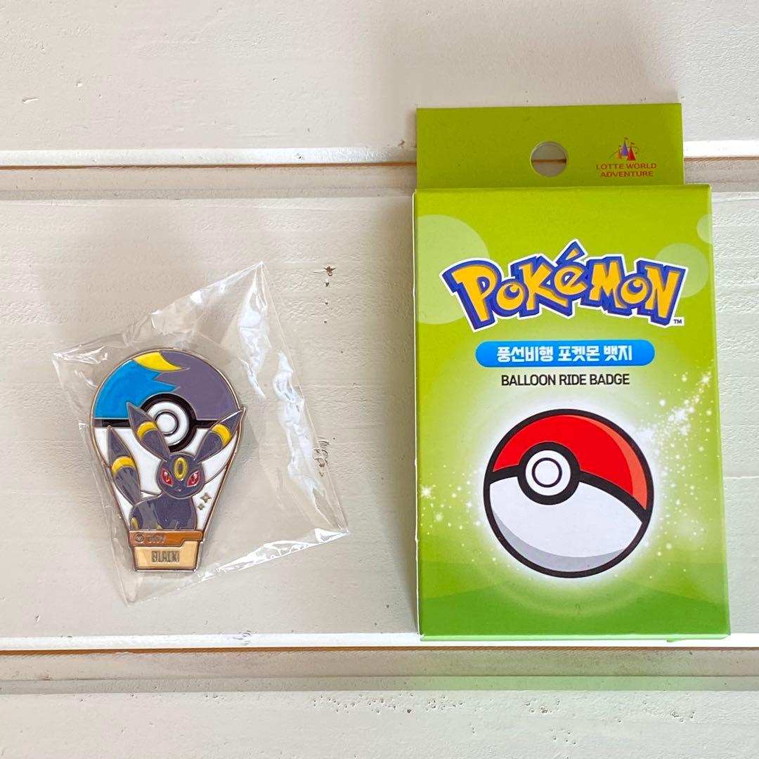 【韓国限定】ロッテワールド ポケモン ピンバッジ 5点セット