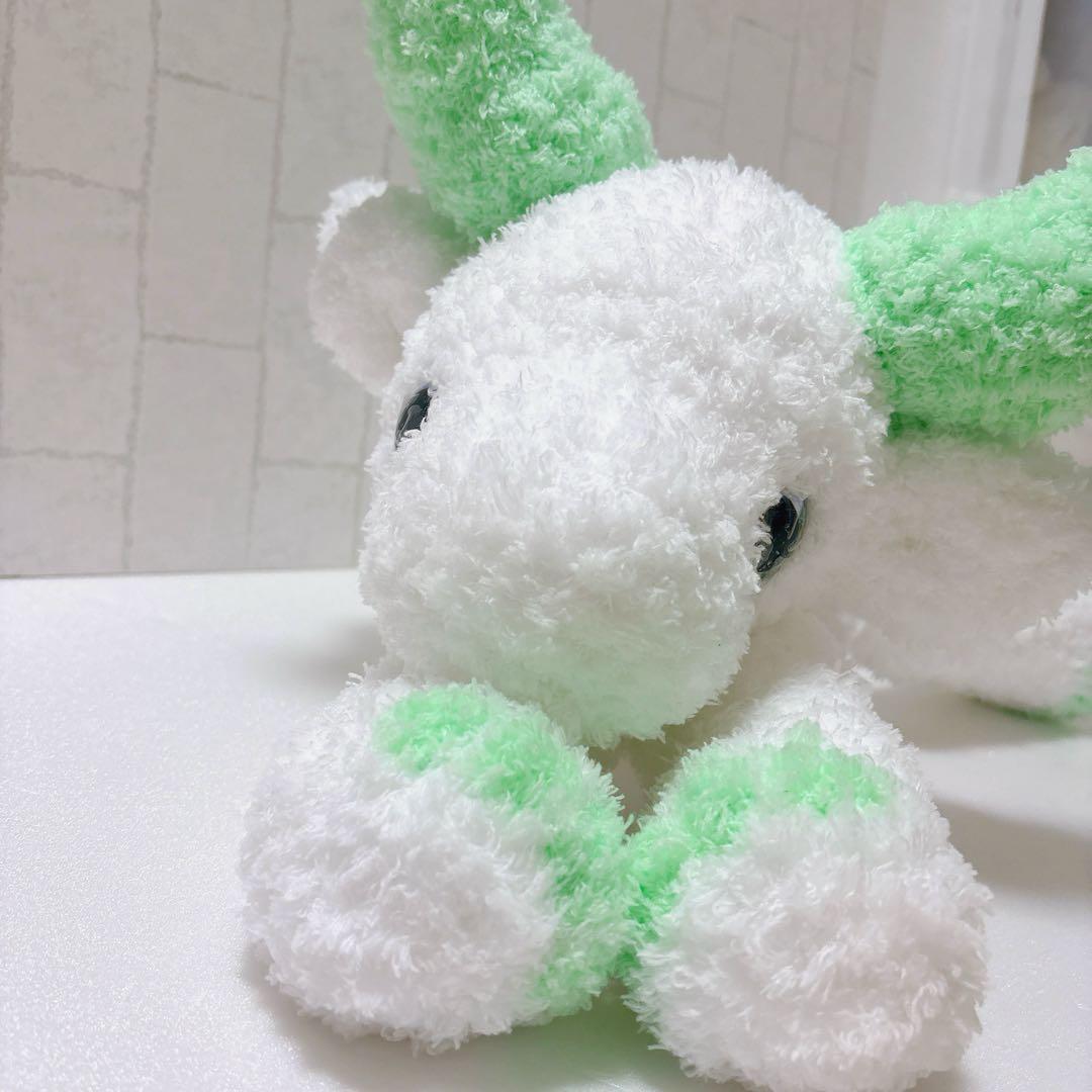 ふわもこミントドラゴン 大型あみぐるみ 約50cm