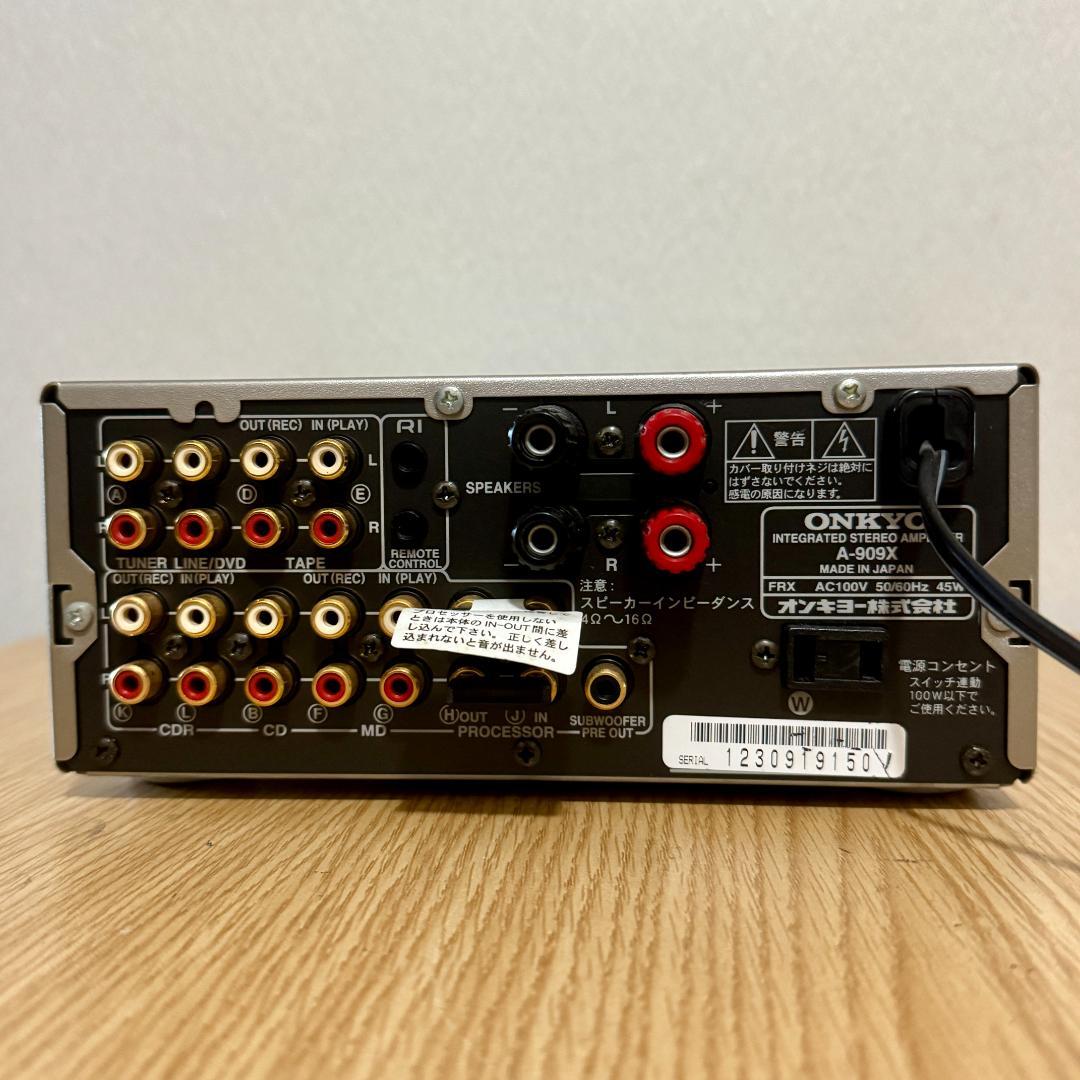 ONKYO A-909X & T-405W ミニスピーカー オーディオシステム