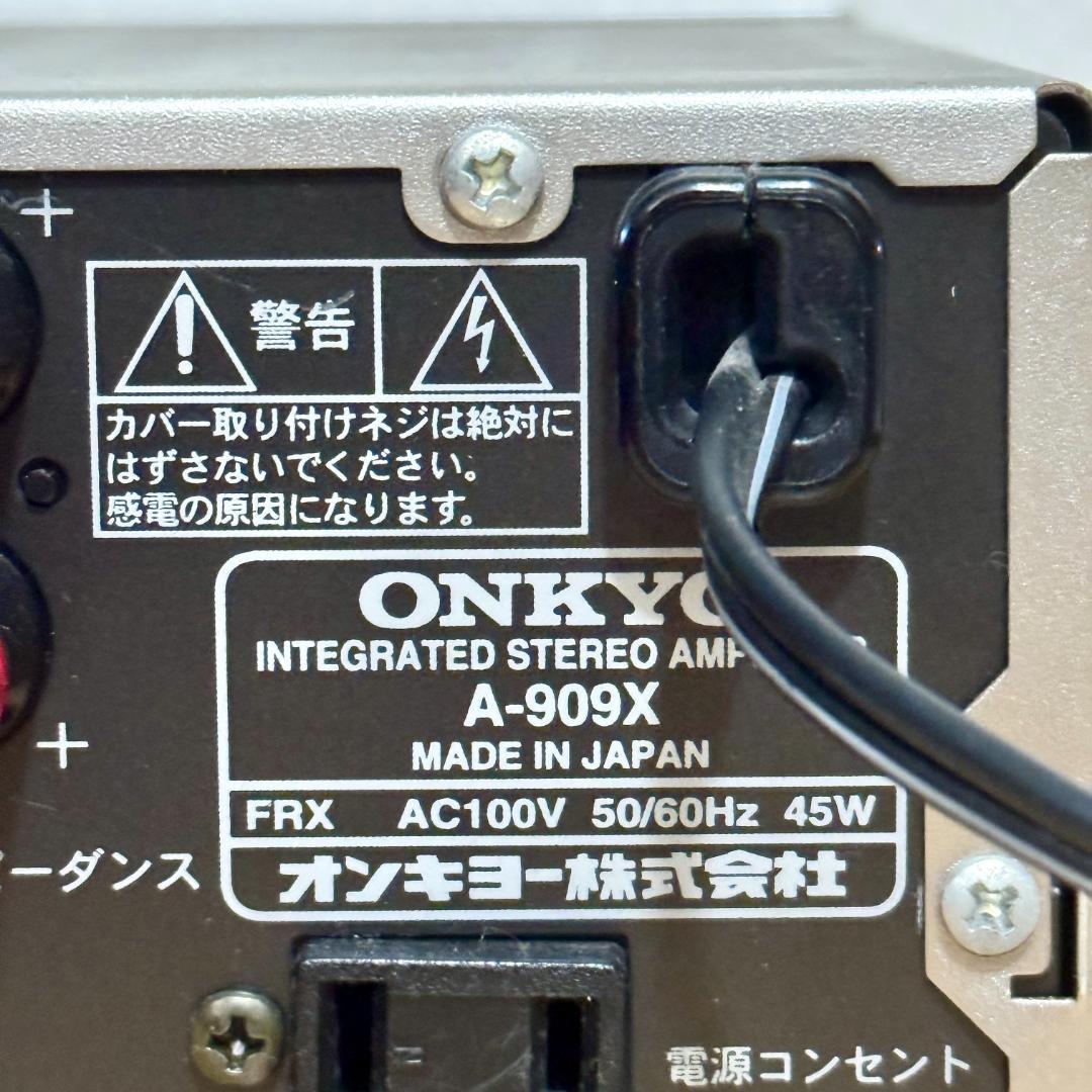 ONKYO A-909X & T-405W ミニスピーカー オーディオシステム