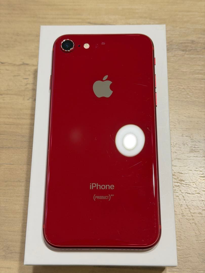美品！Apple iPhone 8 RED 動作確認済み