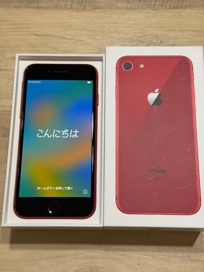 美品！Apple iPhone 8 RED 動作確認済み