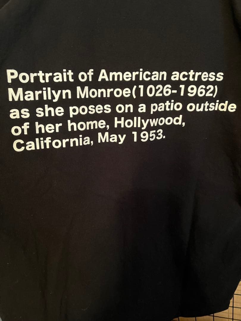 マリリン・モンロー Marilyn Monroe 半袖Tシャツ