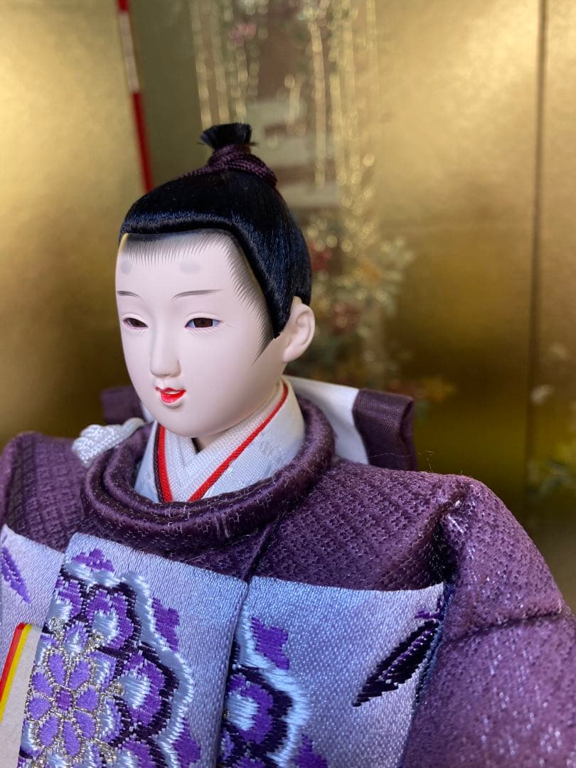 東京久月　雛人形　収納セット・東帯十二単姿・間口約５９×奥行約３４×高さ約５８㎝