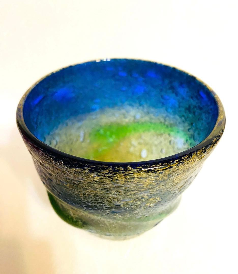 琉球ガラス　稲嶺盛吉グラス　ペアセット