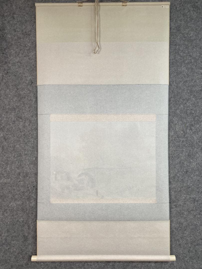 か*ん様 『複製』川合玉堂『彩雨』著作権使用承認済み 工芸 絹本 掛軸24070