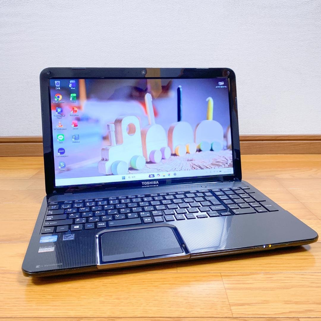 オフィス2021✨高性能爆速i7 SSD メモリ8 すぐ使える東芝ノートパソコン