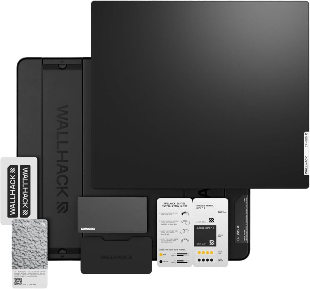 【新品】Wallhack CR-005 eスポーツ向けガラスマウスパッド