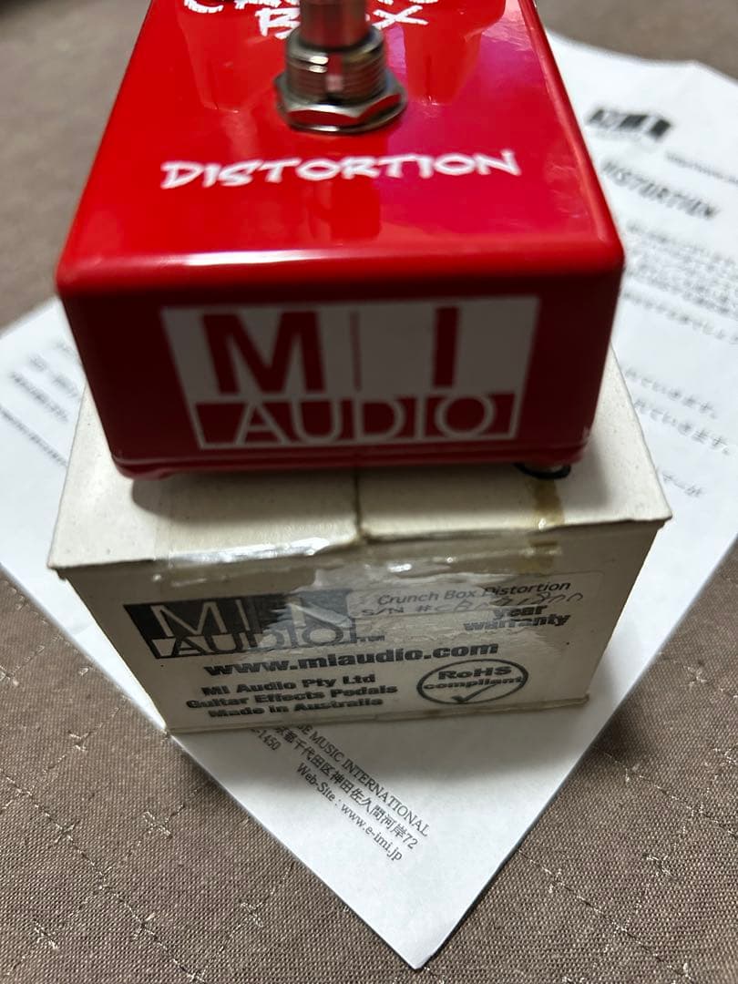 MI Audio CRUNCH BOX ディストーション