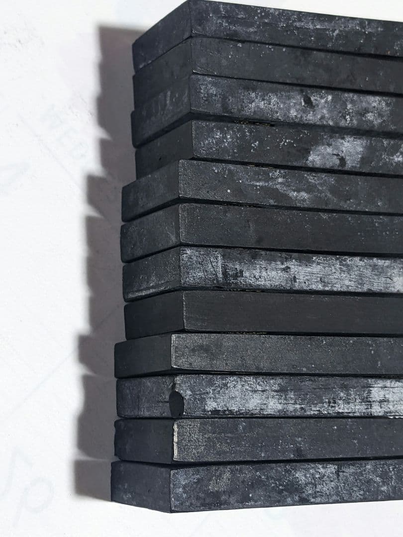 ♦中国 文房四宝 古墨 十二支揃え 干支墨 未使用 書道具 古玩 古美術骨董品