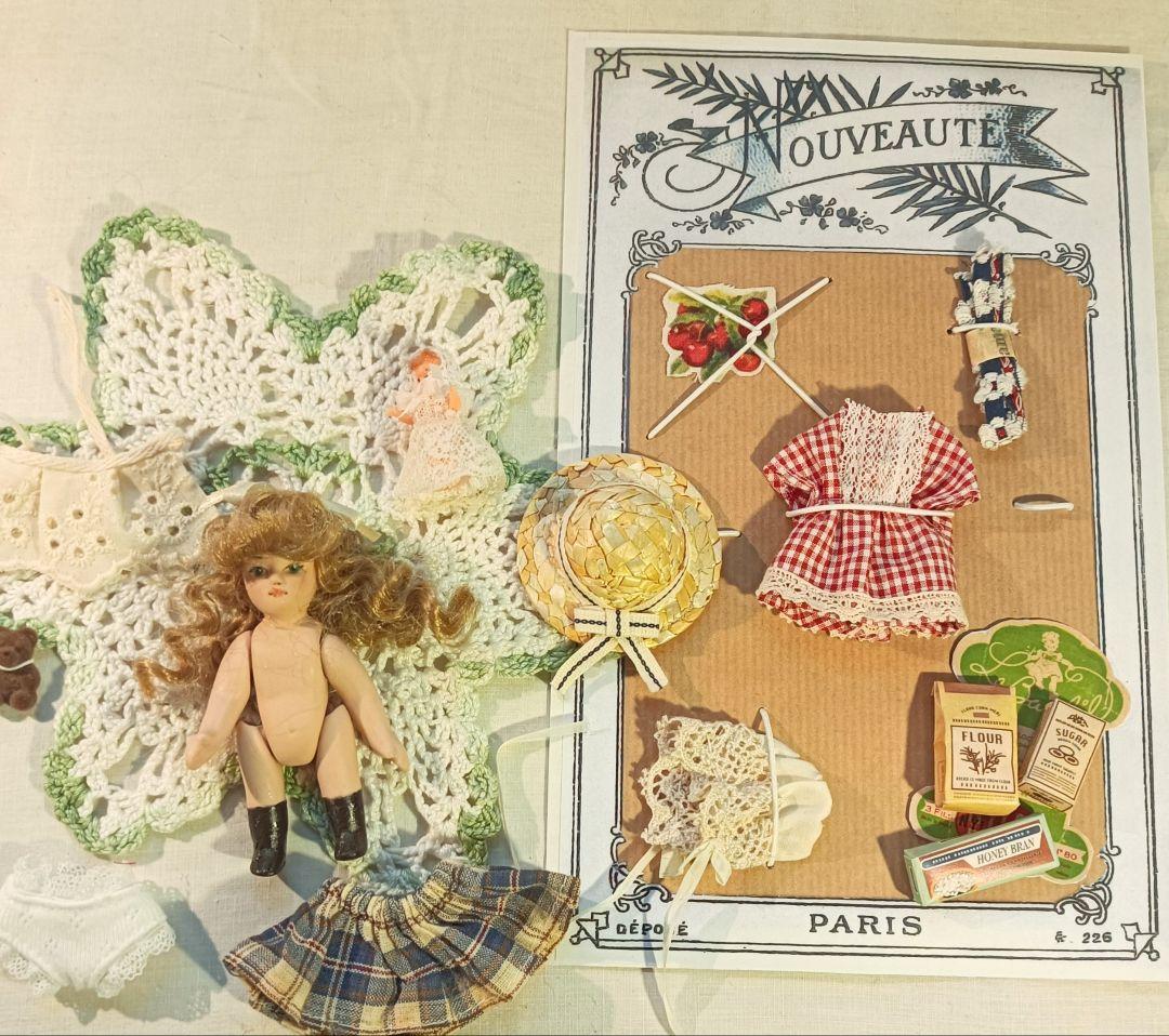 ビスクドール　ミニョネット　ミニチュア　Handmade