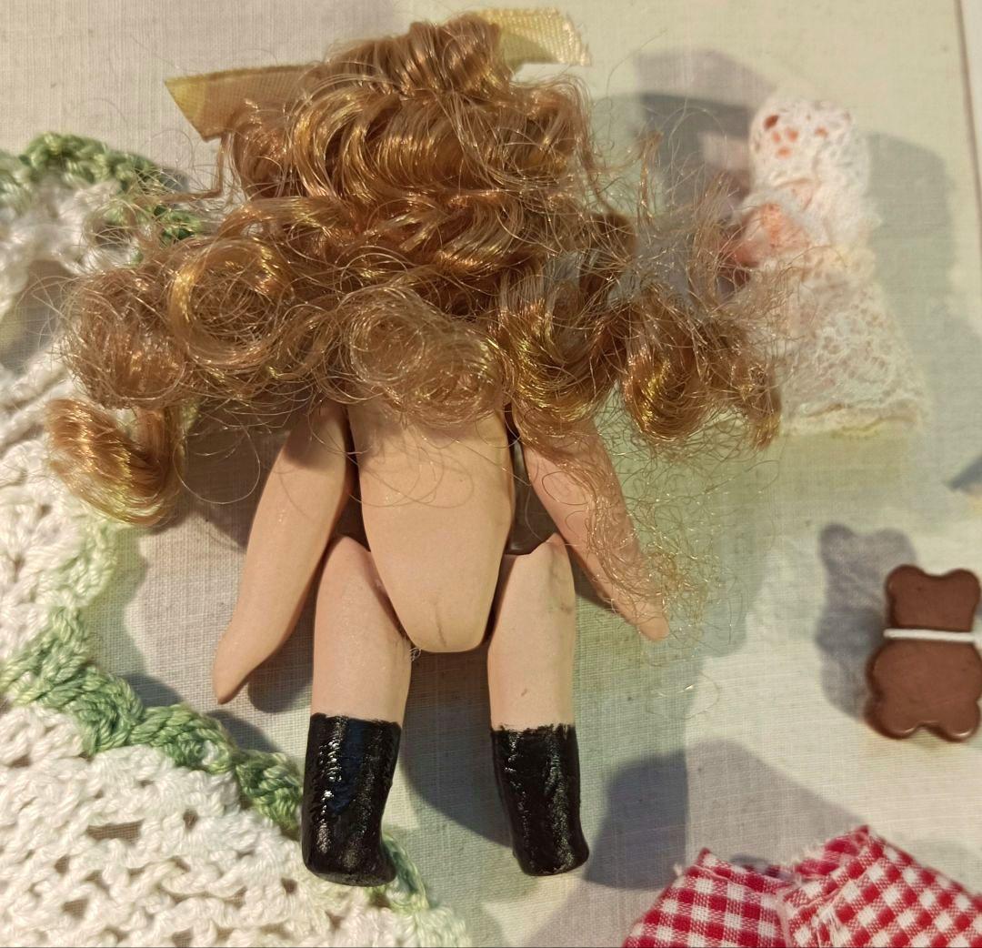 ビスクドール　ミニョネット　ミニチュア　Handmade