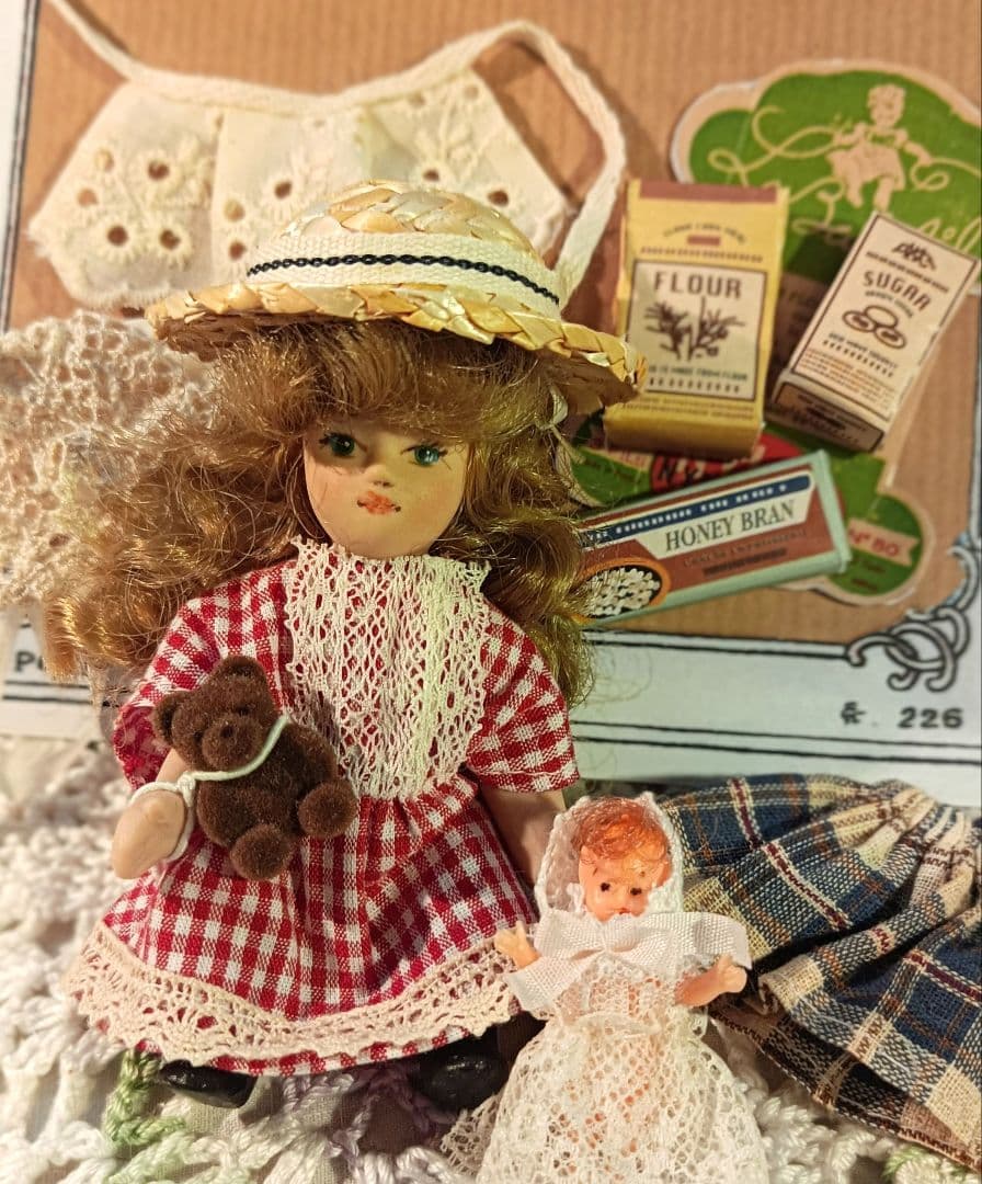 ビスクドール　ミニョネット　ミニチュア　Handmade