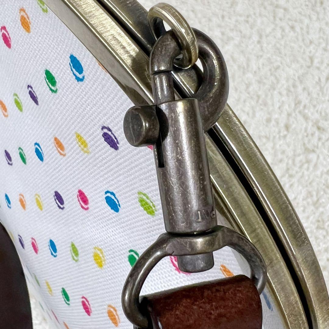 AYANOKOJI がま口 ショルダーバッグ 受注生産品 総柄 マルチカラー