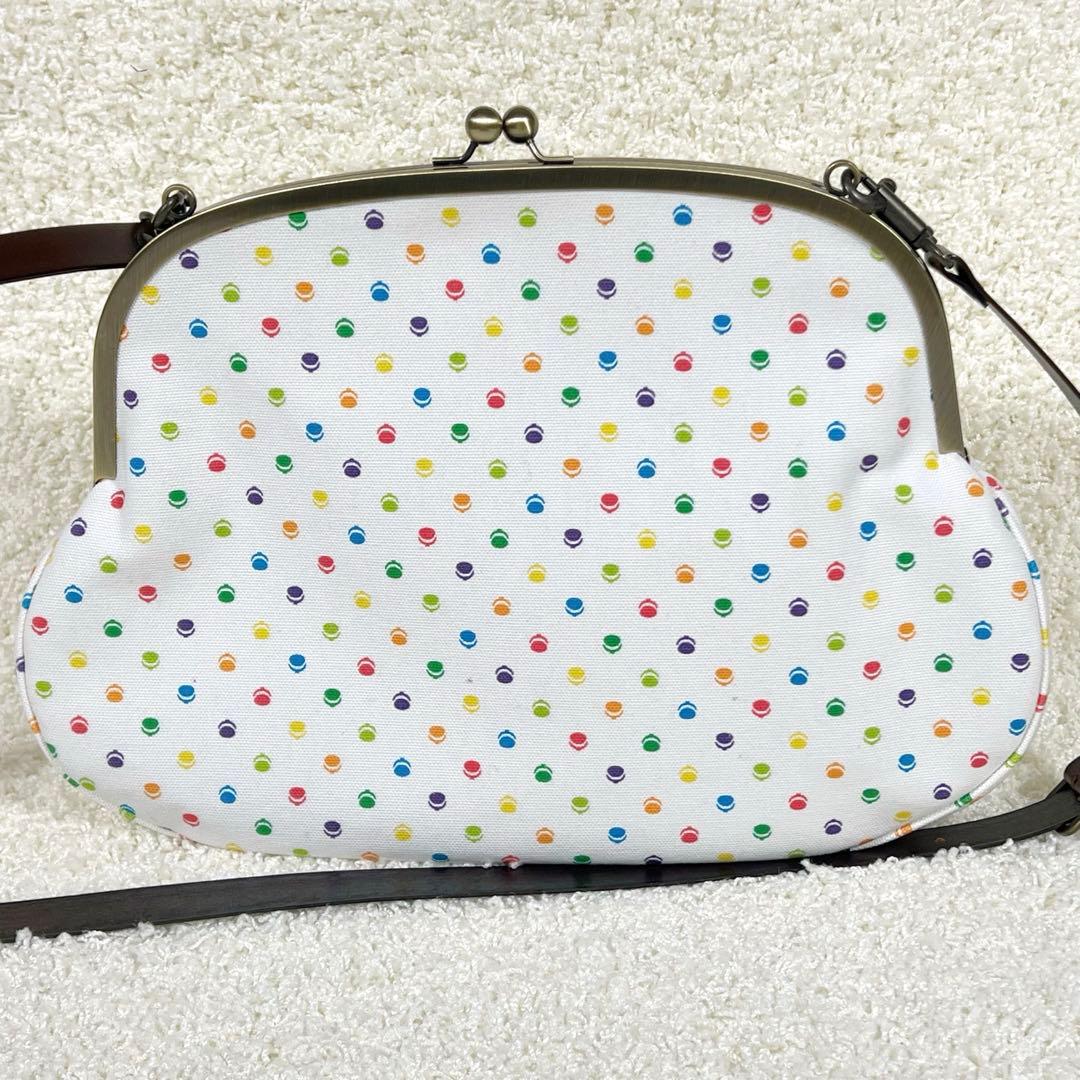 AYANOKOJI がま口 ショルダーバッグ 受注生産品 総柄 マルチカラー