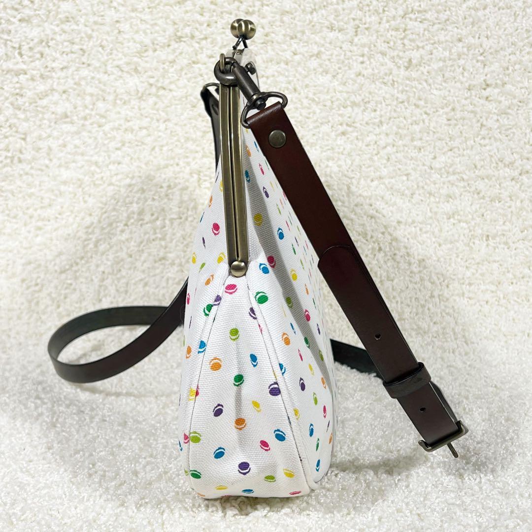 AYANOKOJI がま口 ショルダーバッグ 受注生産品 総柄 マルチカラー