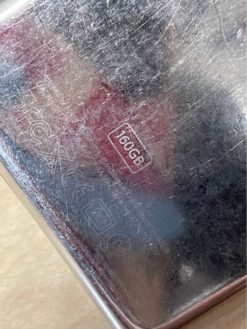 ジャンク　Apple iPod Classic 160GB MC297J