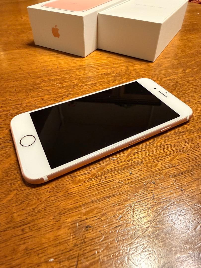 え*】様 【美品】iPhone 7 32GB ローズゴールド SIMフリー 本体