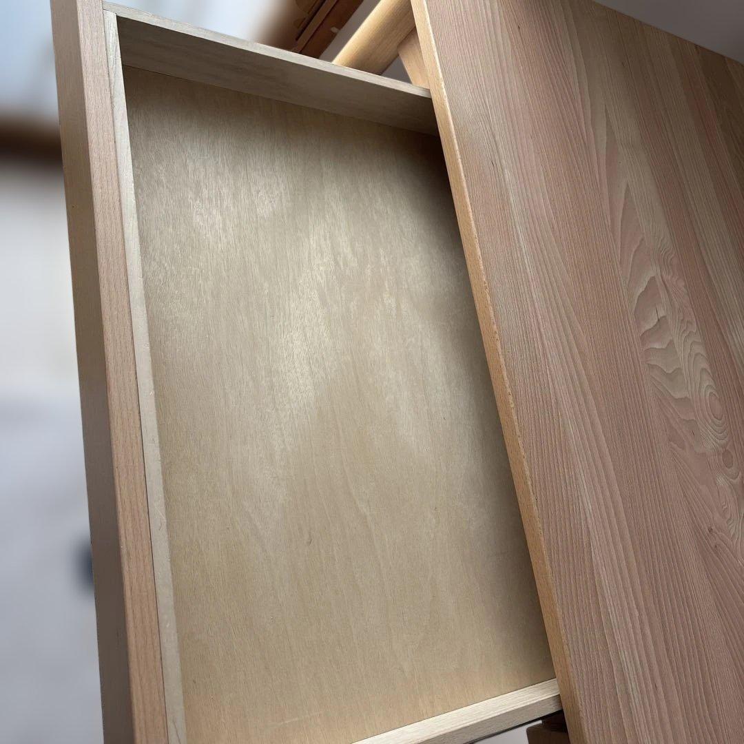 無印良品　ブナ材デスク 学習机 幅１２０ｃｍ