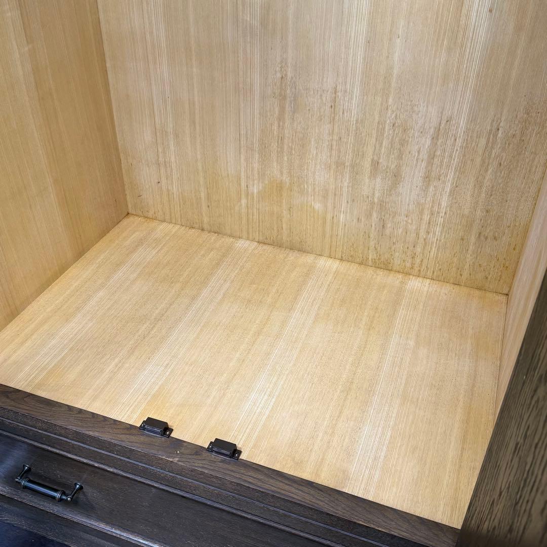 H21K84d 神戸洋家具 永田良介商店 ワードローブ 彫刻 クローゼット