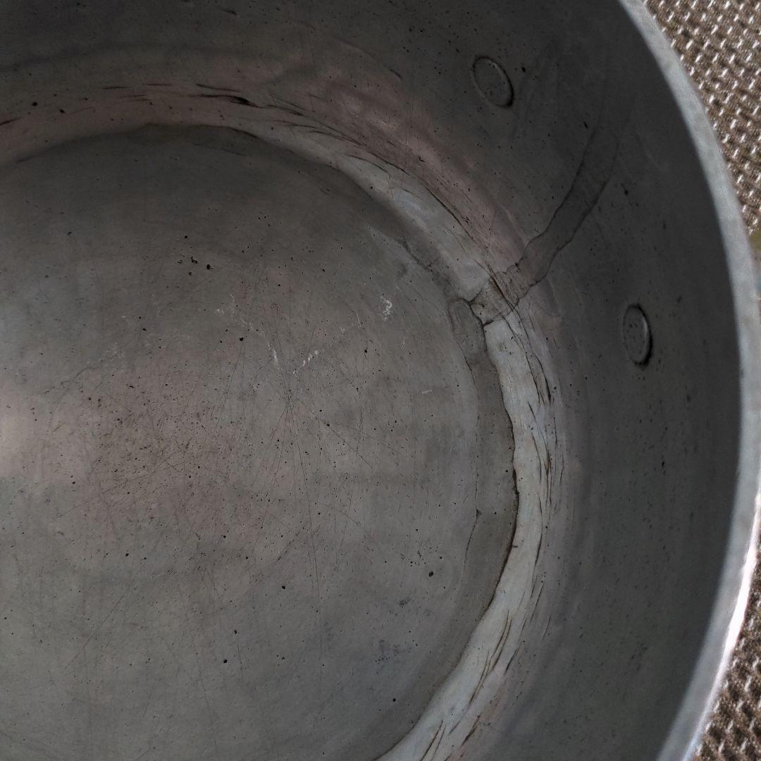 京都有次　アルミ段付き鍋　蓋付き