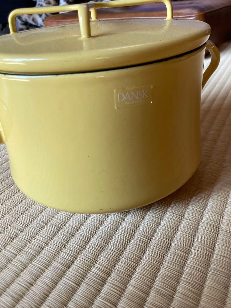 DANSK イエロー 片手鍋
