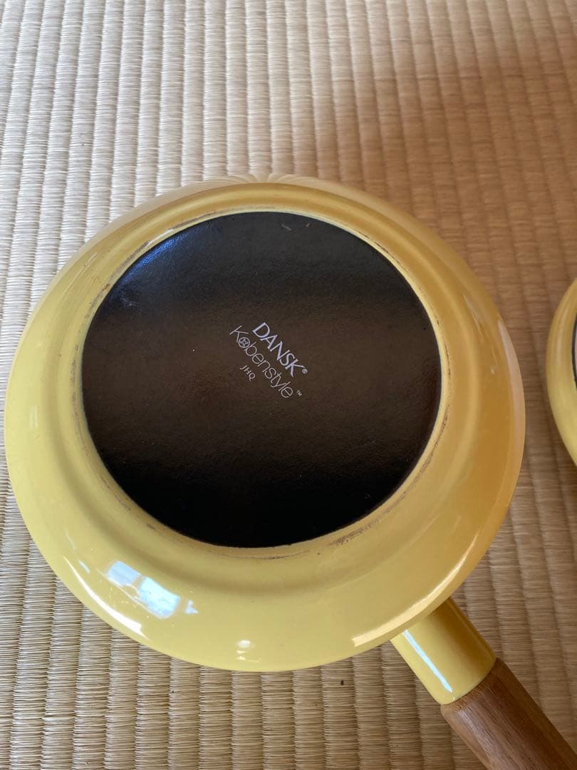 DANSK イエロー 片手鍋