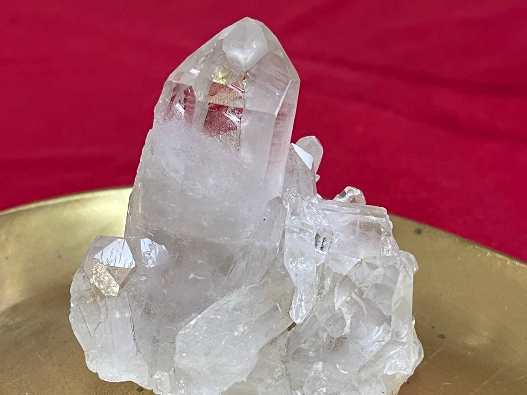 ミナスジェライス州 ブラジル産　水晶クラスター　クォーツ　155g　天然石　原石