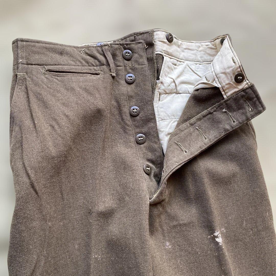 WW II 米軍 兵用マスタードシャツ&ドレスパンツ