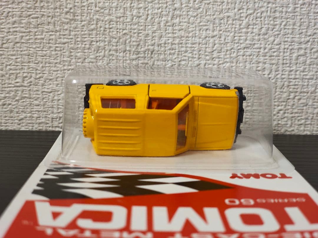 未開封　TOMICA　トミカ　三菱パジェロ　黄色　ブリスターパック