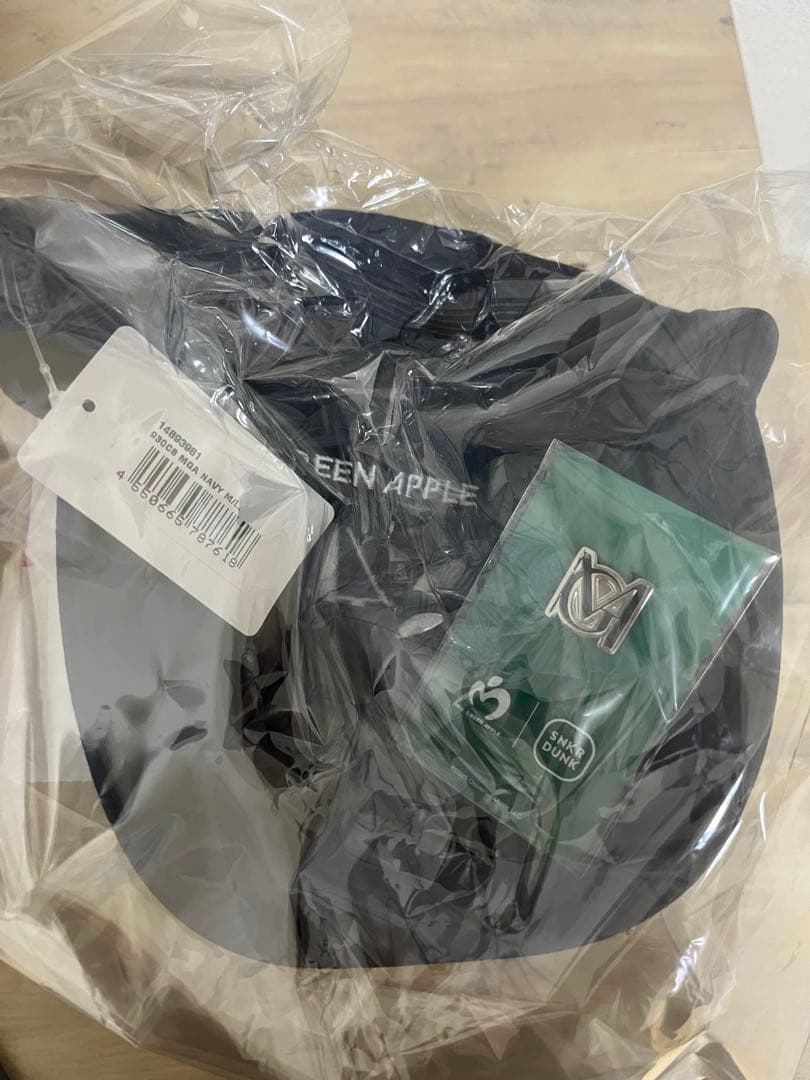 Mrs.GREEN APPLE キャップ NAVY ピンバッジ付き