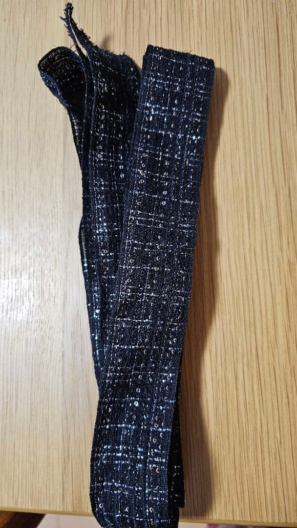 CHANEL　クリスマス限定ラッピング リボン&ボタン2個