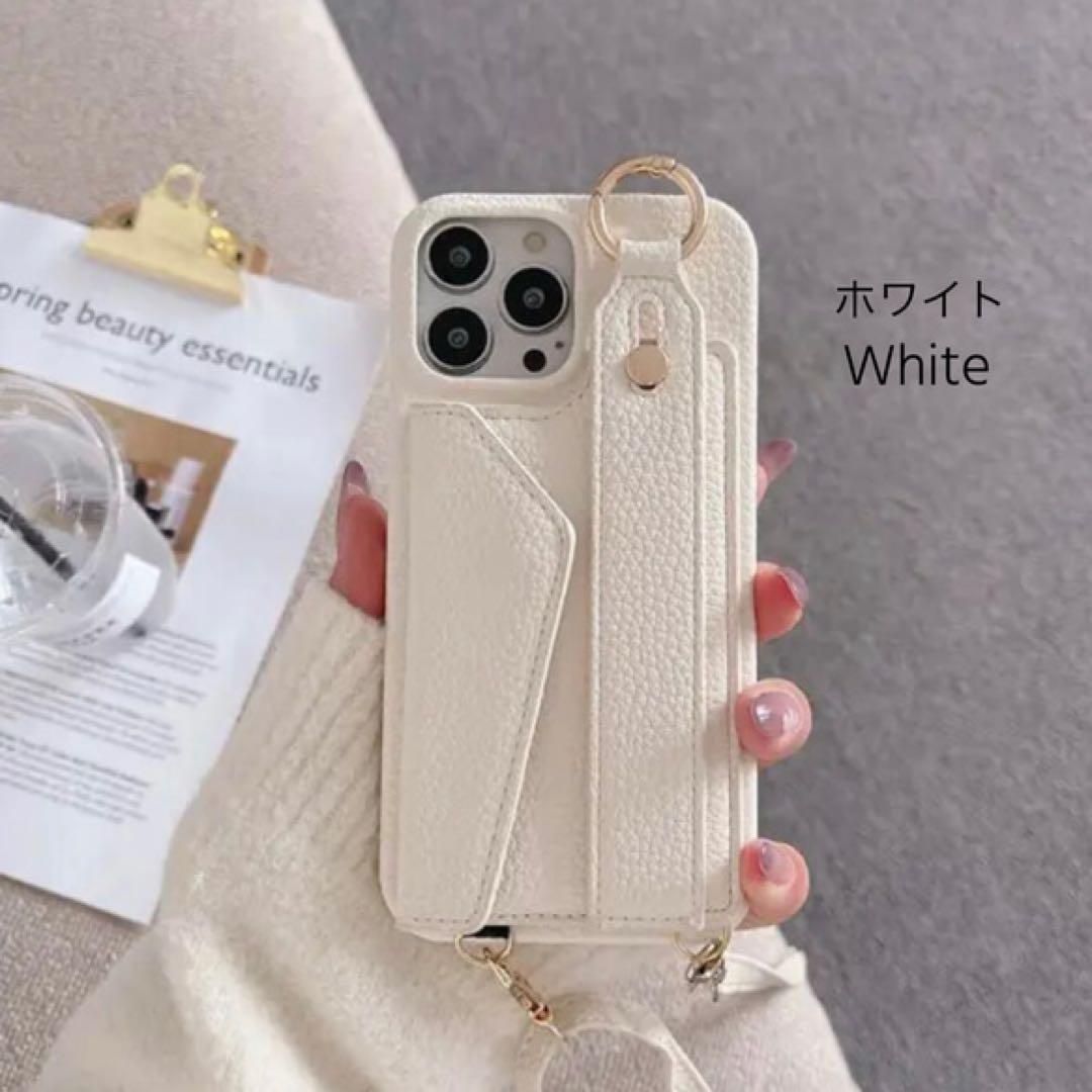 カードポケット＆ショルダー付き♡名入れ可能iPhone＆Galaxyケース