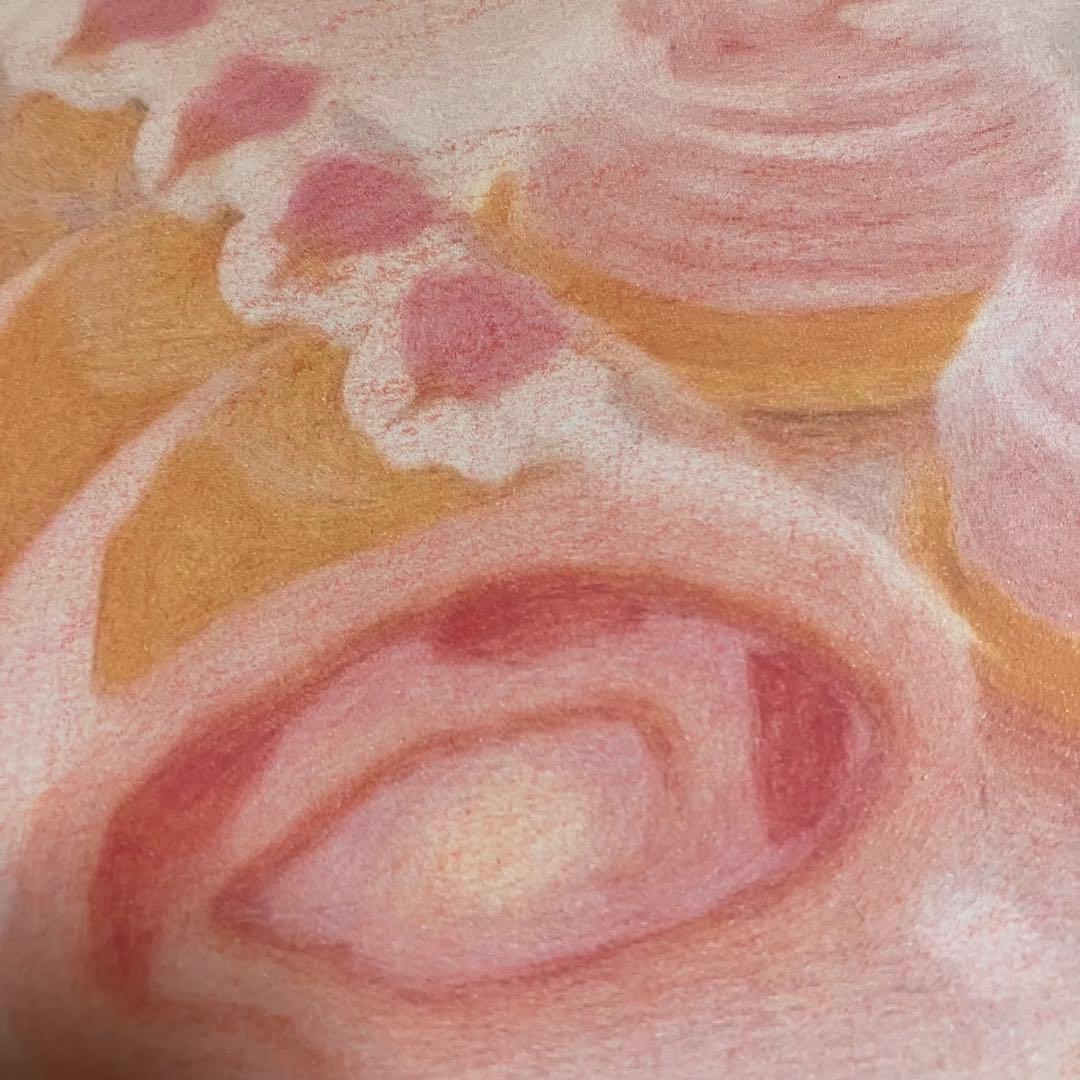 スイーツアート3 パステル画　額縁寸法32.7㎝×24.0㎝×1.5㎝